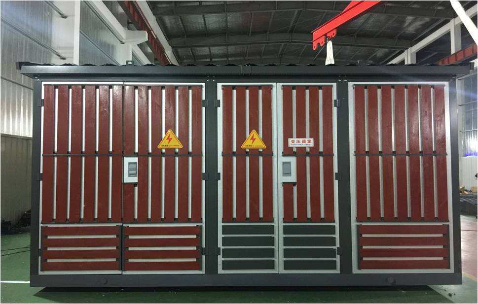 Complete transformer substation